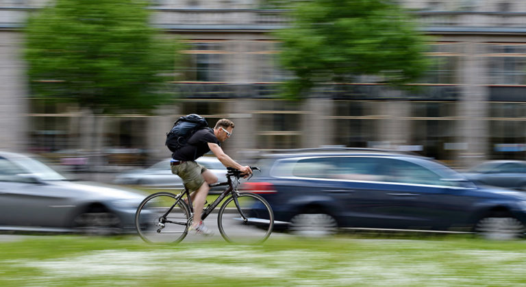 fahrrad fahrn wenig fleisch und vor allem